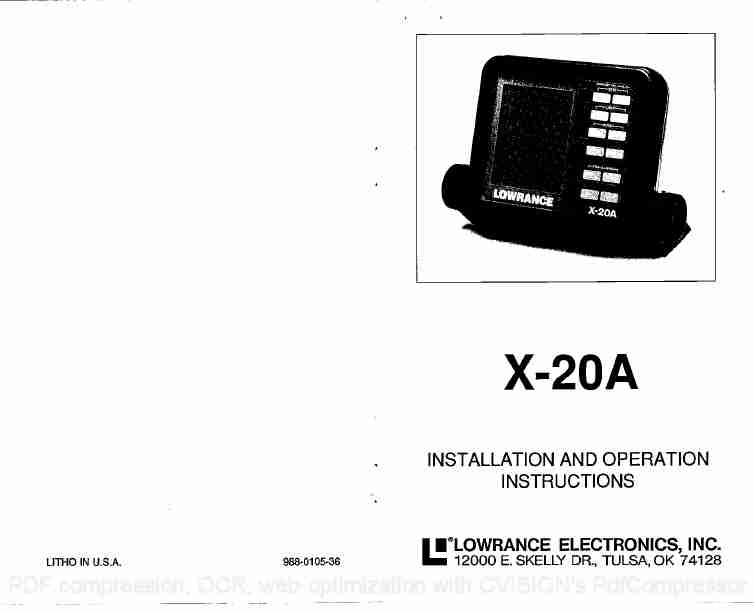 Lowrance electronic SONAR X-20A-page_pdf